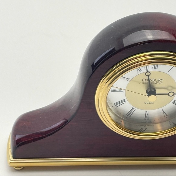 Danbury Clock Company German Movement Small Desk Clock READ - Picture 15 of 16